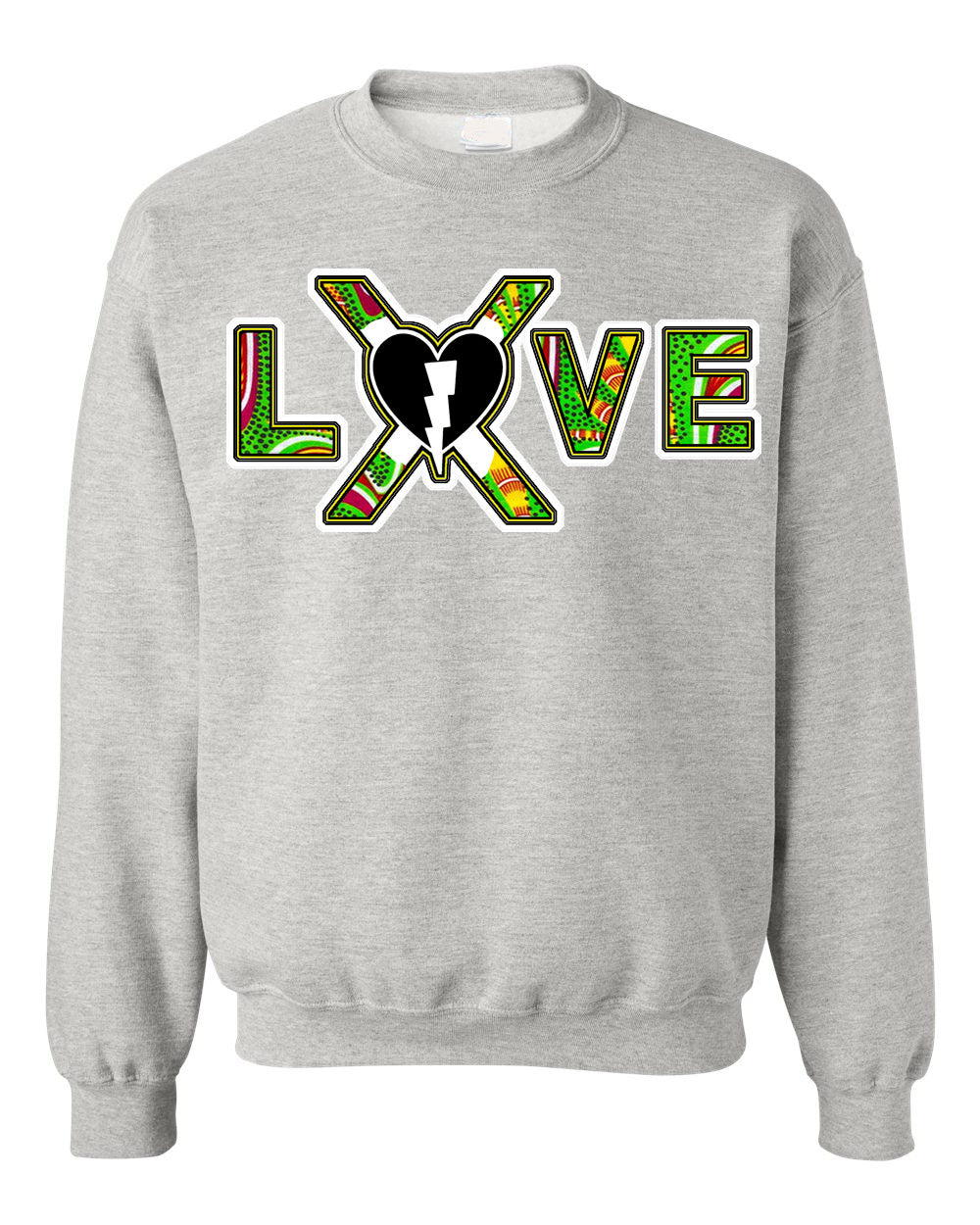 Live X Love Sweatshirt (Green Mamba)